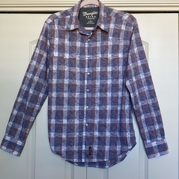Wrangler button down Western shirt Women’s S Pearl Snap Coastal Cowgirl Rodeo - Picture 1 of 13